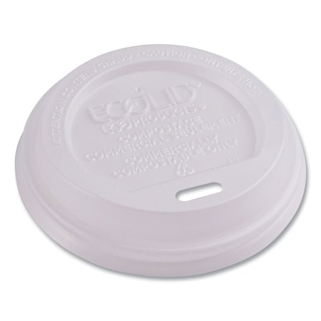 Eco-Products EcoLid Renewable/Compostable Hot Cup Lids, PLA Fit 8oz Hot Cups, PK800 PK EP-ECOLID-8